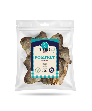 Import - Leopet Viking Barf Pomfret Fish 100 Gr