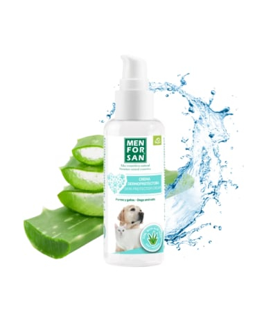 Import - Menforsan Crema Dermoprotectoare cu Aloe Vera pentru Caini si Pisici 60 ML