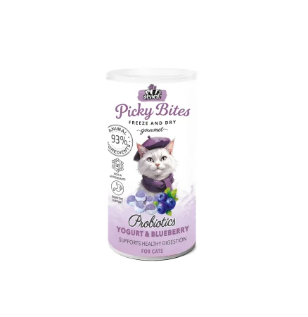 Import - Pet’s Dessert Recompense Picky Bites Probiotics cu Iaurt si Afine
