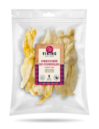 Leopet Viking Urechi de Iepure Naturale pentru Caini [1]