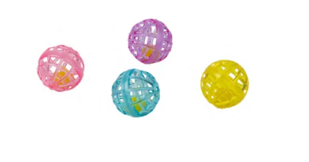 Pawise Colorful Plastic Balls pentru Pisici 4 Buc [1]