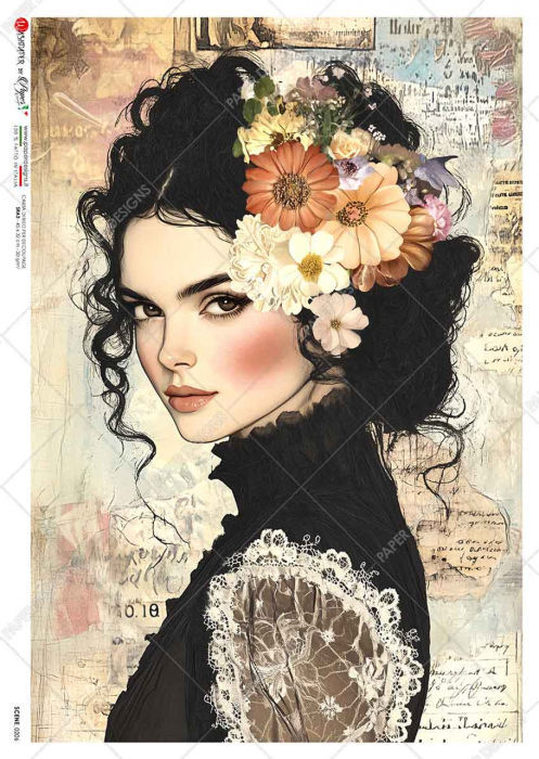 paper-designs-vintage-portrait-and-letter-II-hartie-de-orez-a4 [1]