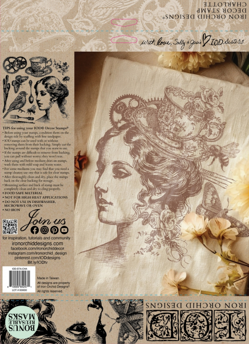CHARLOTTE – ștampile decorative IOD [4]