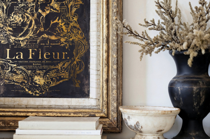 CURATED SIGNAGE – set transfer decorativ cu folie aurie – 4 pagini A3 [7]