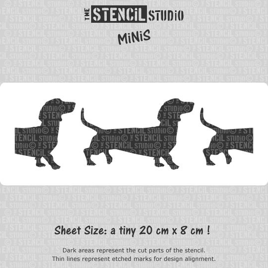 DACHSHUND BORDER – Șablon MINI [2]
