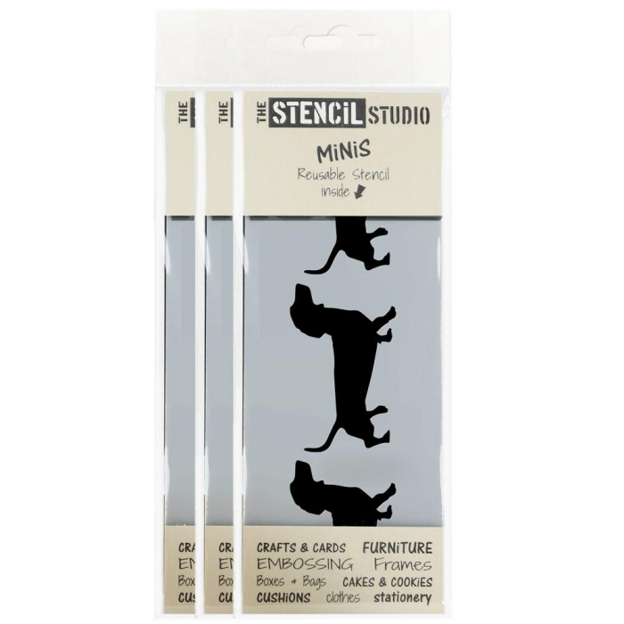 DACHSHUND BORDER – Șablon MINI [1]
