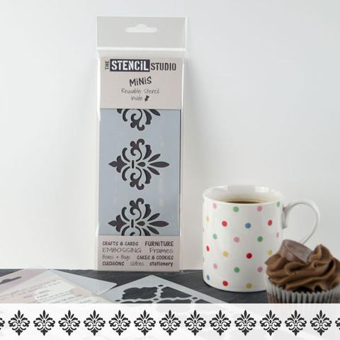 DAMASK BORDER – Șablon mini [1]