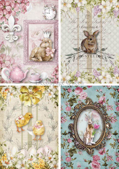 decoupage-queen-easter-creatures-hartie-de-orez-a4 [1]