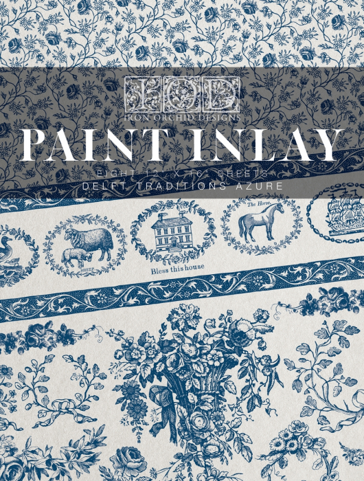 DELFT TRADITIONS AZURE – IOD Paint Inlay – set 8 pagini A3 [1]