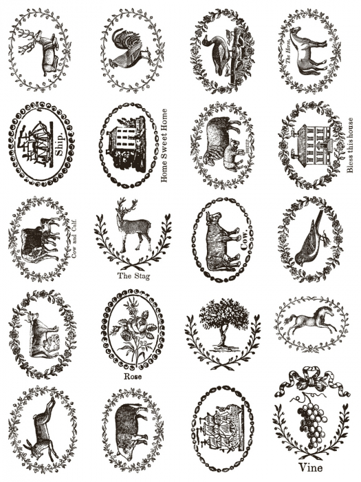 DELFT TRADITIONS NOIR – IOD Paint Inlay – set 8 pagini A3 [5]