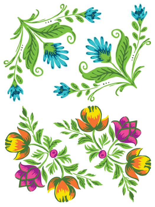 Designed by Debi Beard: Vida Flora - set 8 pagini A3 [9]