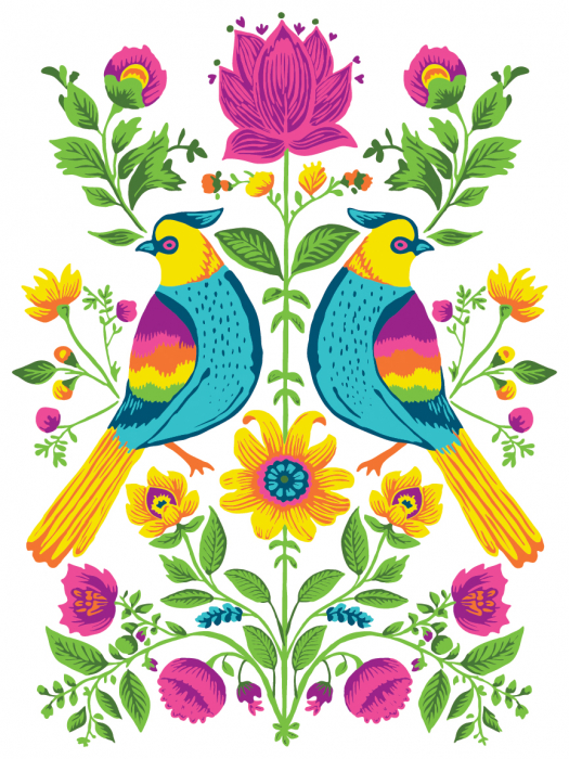 Designed by Debi Beard: Vida Flora - set 8 pagini A3 [7]