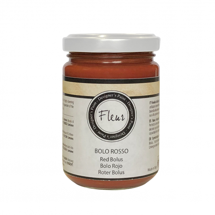 Fleur Bolo Rosso – Fond Roșu 125 ml, Pentru Foi Metalice și Decoruri Aurii [1]