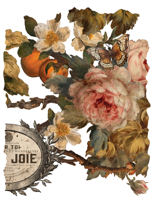 JOIE DES ROSES transfer decorativ – set de 8 pagini A3 [8]