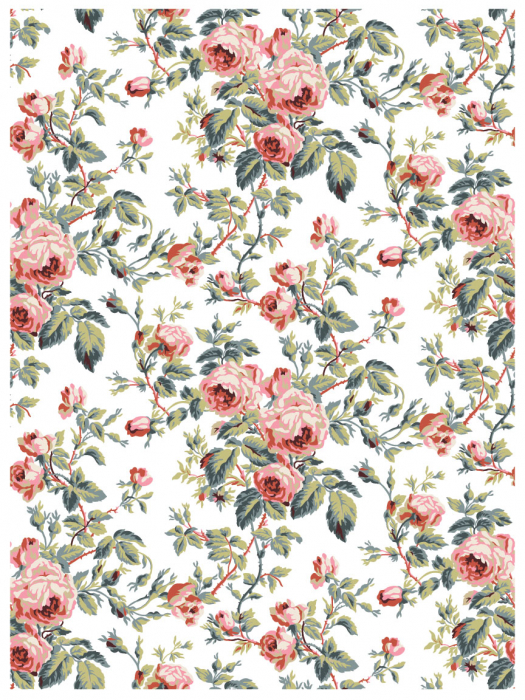 LATTICE ROSE – IOD Paint Inlay – set 8 pagini A3 [4]