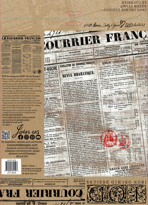 LE COURRIER – ștampile decorative IOD [2]