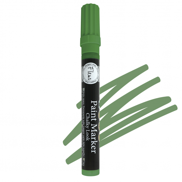 Marker Fleur Paint – Welcome Green – Vârf 2–4 mm – Verde natural opac [1]
