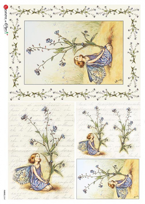 paper-designs-cicely-mary-barker-purple-dress-fairy-four-pack-hartie-de-orez-a4 [1]