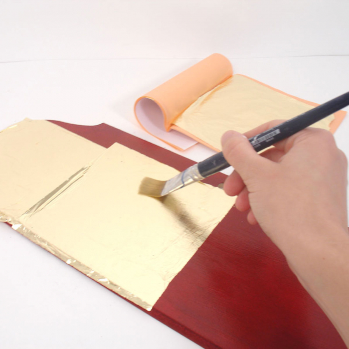 Set Foi Imitație Aur – 25 Bucăți, Carnet 14x14 cm, Pentru Decoruri Aurii [2]