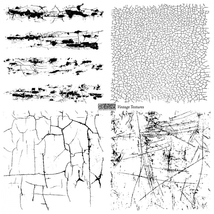 VINTAGE TEXTURES – ștampile decorative IOD [1]