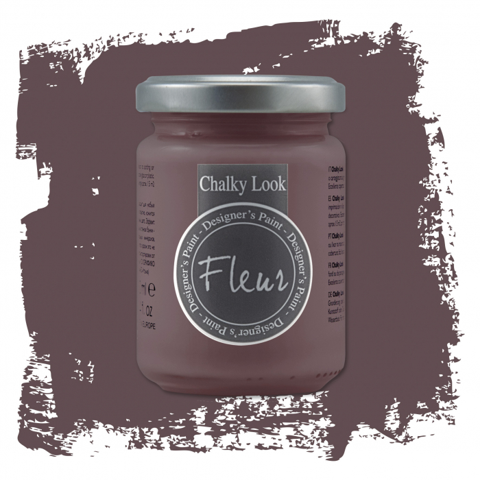 Vopsea Fleur Chalky Look – Chocolate Blush, roz cald ciocolatiu, finisaj ultra-mat pentru mobilier și decor [1]