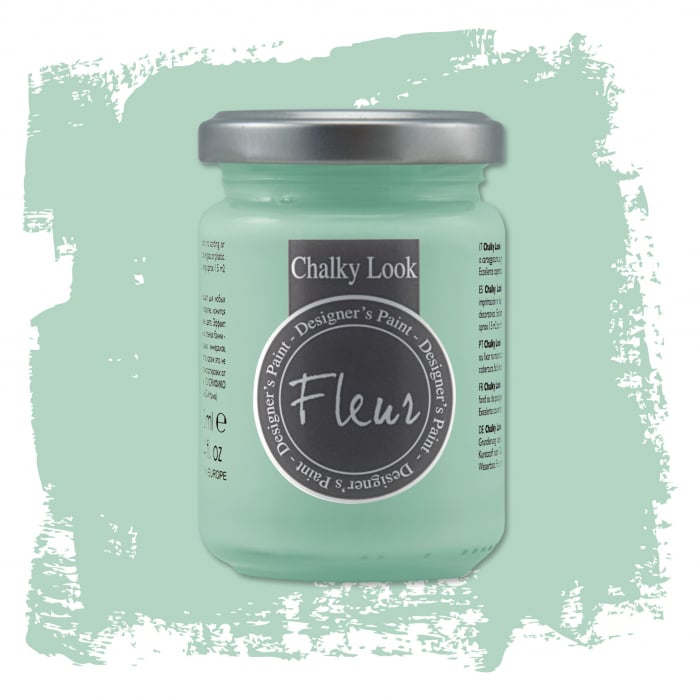 Vopsea Fleur Chalky Look – Malmö Green, verde mentă pastel, finisaj ultra-mat, ideală pentru mobilier și decor scandinav [1]