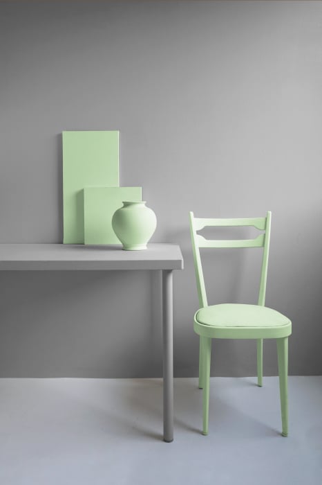 Vopsea Fleur Chalky Look – Miami Milk, verde pastel deschis, finisaj ultra-mat, ideală pentru mobilier și decor vintage [2]