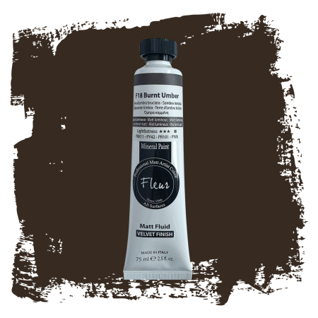 FLEUR PAINT - GAMA COMPLETĂ DE VOPSELE ȘI FINISAJE PREMIUM - fleur-mineral-paint-tub-75ml-burnt-umber-ambalaj.jpg