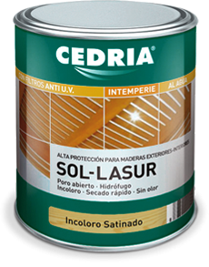 Alte materiale pentru handmade - DIY - CEDRIA Sol Lasur – lucios, cu protecție UV – 0,25 l
