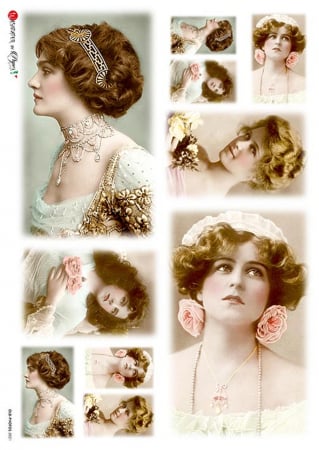 Hârtie orez A4 - decoupage-queen-old-photos-0021-hartie-de-orez-a4