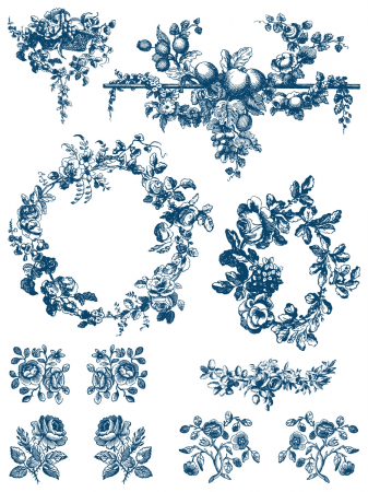 DELFT TRADITIONS AZURE – IOD Paint Inlay – set 8 pagini A3 [1]