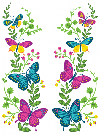 Designed by Debi Beard: Vida Flora - set 8 pagini A3 [3]