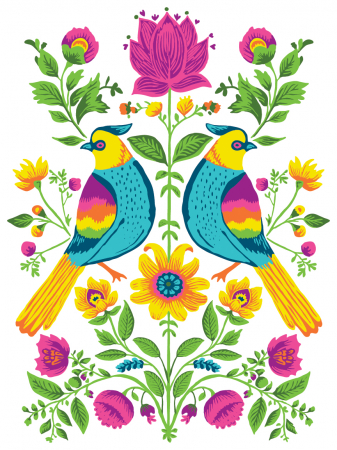 Designed by Debi Beard: Vida Flora - set 8 pagini A3 [6]
