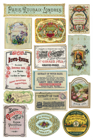 EPHEMERAL MELANGE transfer decorativ – set de 8 pagini A4 [6]