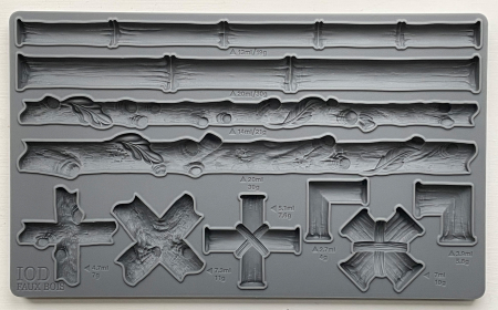 IOD (Iron Orchid Designs) - FAUX BOIS mulaje decorative IOD, lemn fals