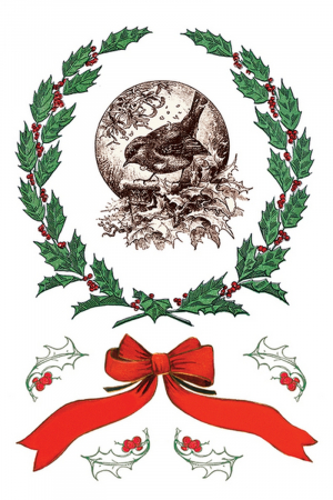 FIGGY PUDDING – transfer decorativ, set de 8 pagini A4 [9]