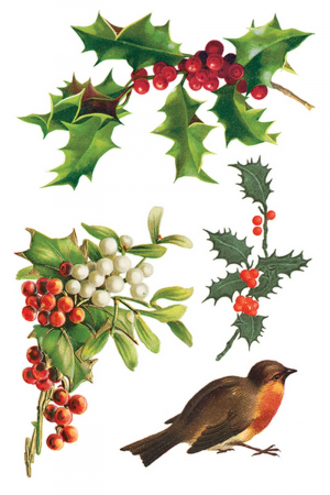 FIGGY PUDDING – transfer decorativ, set de 8 pagini A4 [6]