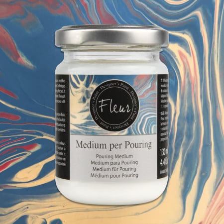 ADITIVI ȘI MEDIUMURI FLEUR - Fleur Pouring Medium – Fluidizare și Artă Abstractă, 130 ml
