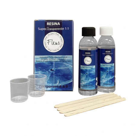 Fleur Rășină Epoxidică Transparentă – Efect Sticlă Lichidă