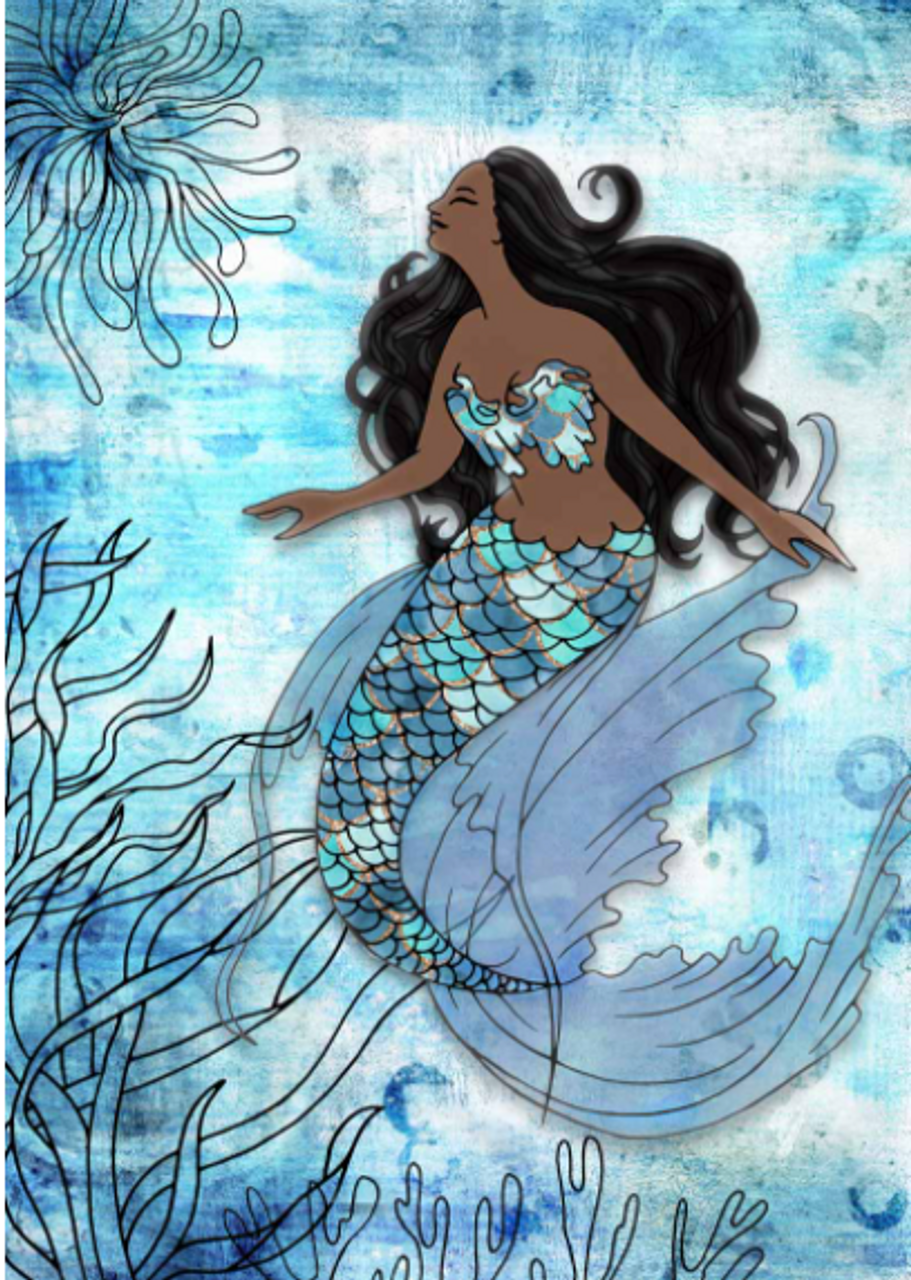 Hârtie orez A4 - Hârtie de orez Mermaid II