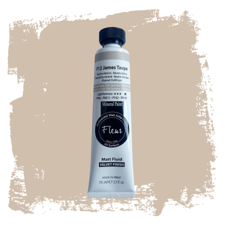FLEUR PAINT - GAMA COMPLETĂ DE VOPSELE ȘI FINISAJE PREMIUM - fleur-mineral-paint-tub-75ml-james-taupe-ambalaj.jpg