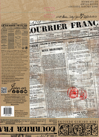 LE COURRIER – ștampile decorative IOD [1]