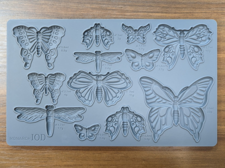 IOD Decor Moulds - Mulaje (matrițe) decorative - MONARCH – mulaje decorative IOD, fluturi