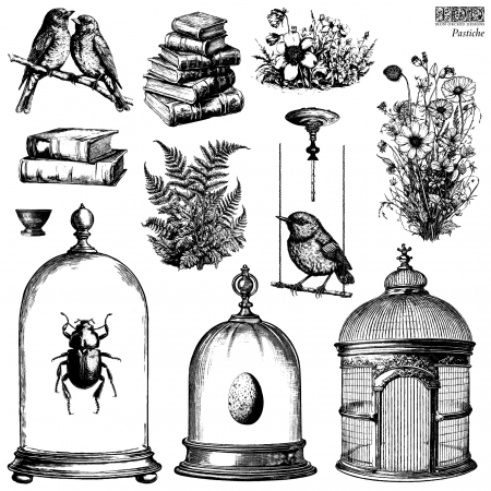 PASTICHE – ștampile decorative IOD, set 2 pagini [1]