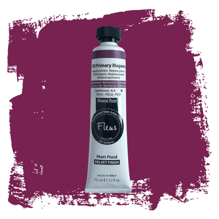 FLEUR PAINT - GAMA COMPLETĂ DE VOPSELE ȘI FINISAJE PREMIUM - fleur-mineral-paint-tub-75ml-primary-magenta-ambalaj.jpg