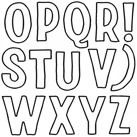 RETRO – ștampile decorative IOD, litere cursive, set 2 pagini [1]