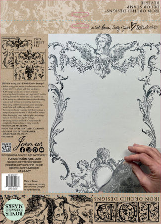REVERIE – set de ștampile decorative IOD, 2 pagini [2]