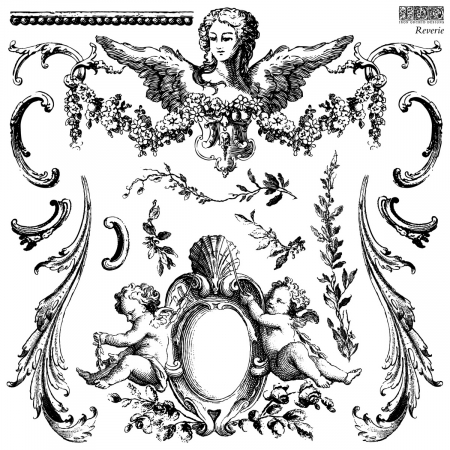 REVERIE – set de ștampile decorative IOD, 2 pagini [1]