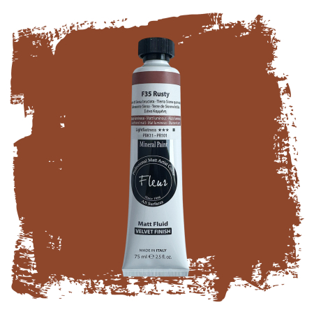 FLEUR PAINT - GAMA COMPLETĂ DE VOPSELE ȘI FINISAJE PREMIUM - fleur-mineral-paint-tub-75ml-rusty-ambalaj.jpg