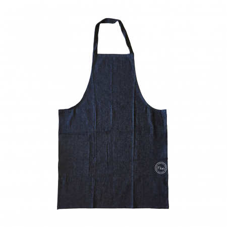 FLEUR PAINT - GAMA COMPLETĂ DE VOPSELE ȘI FINISAJE PREMIUM - Șorț Denim pentru Adulți – Cu Buzunare Laterale, Marca Fleur